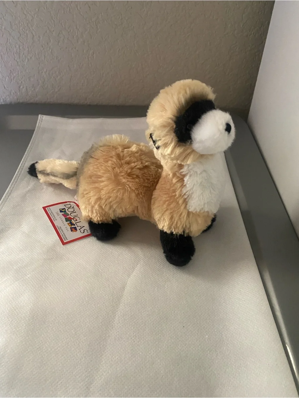 NWT Douglas Toys Plush Dapper Ferret Stuffed Animal Black Footed Realistic